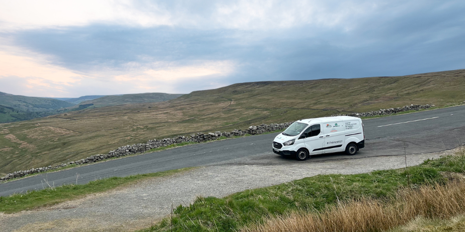 Walker with daypack while luggage is transferred to next accommodation